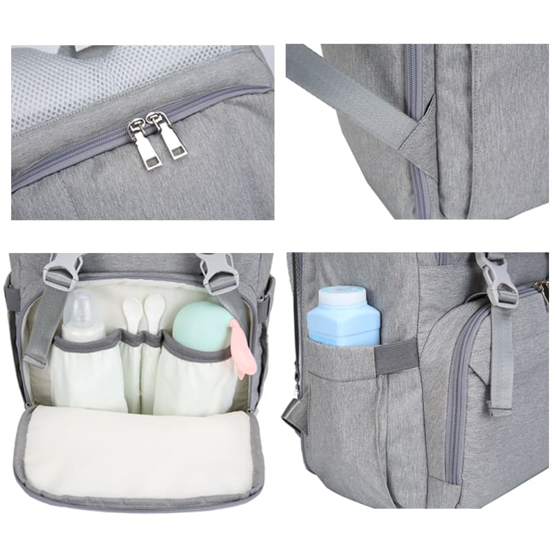 Sac à dos poussette de voyage de maternité avec port USB intégré