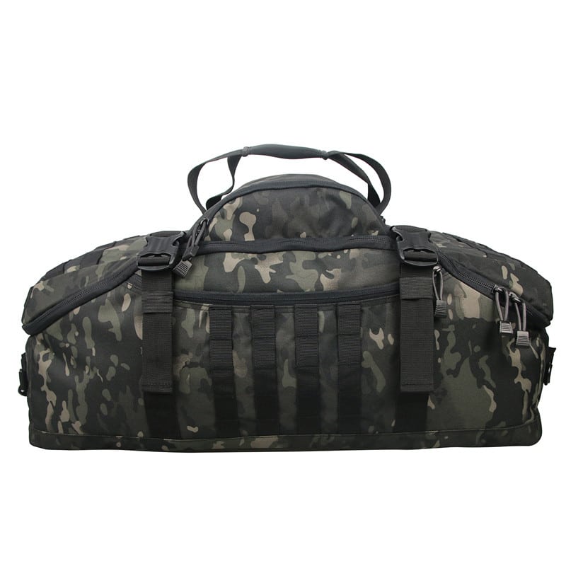 Sacs de voyage imperméables de grande capacité de style militaire pour hommes de coloris camouflage noir