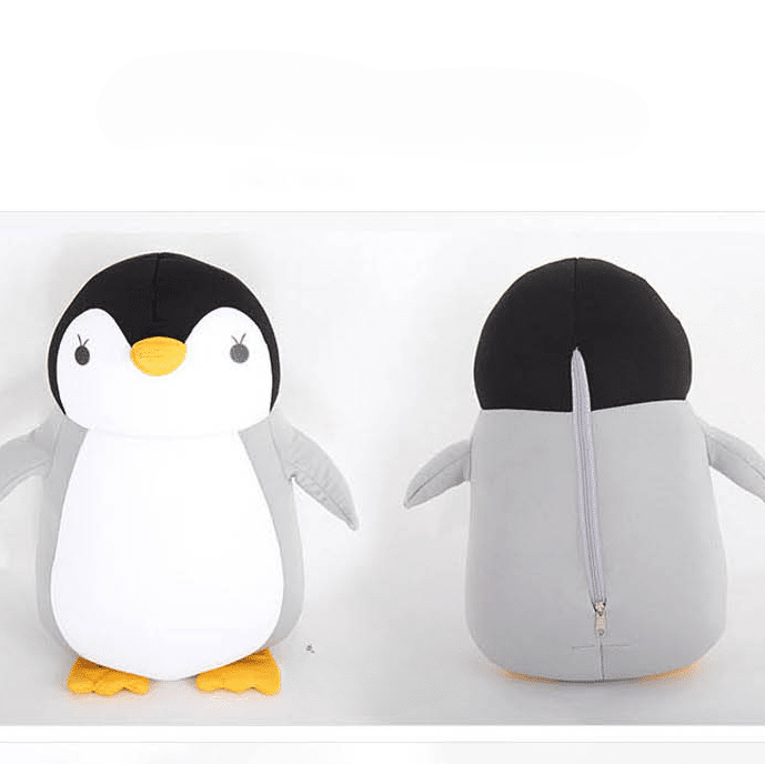 Coussin de Voyage en Forme de Pingouin en Polyester